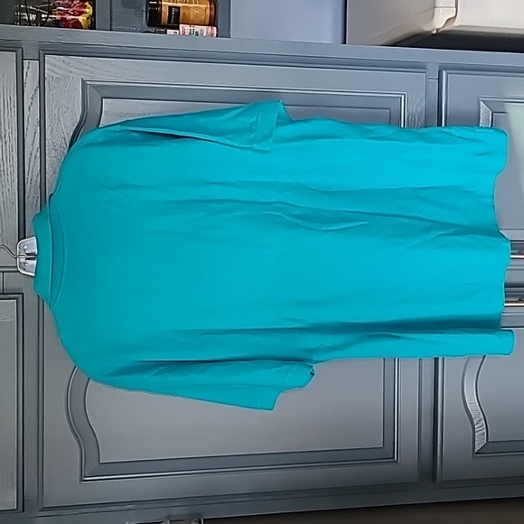 NWT polo collared shirt. Stunning color - Picture 5 of 7